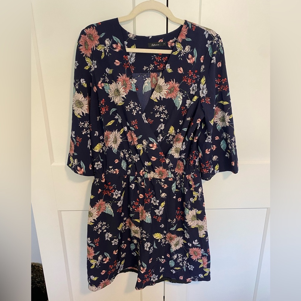 Reitmans size L kimono sleeve romper